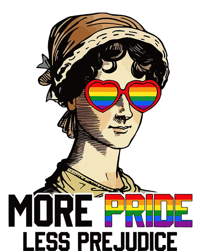 More Pride Less Prejudice Lgbt Gay Proud Ally Pride Month Women’s Perfect Tri Rocker Tank