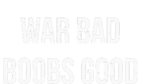 Vintage Retro War Bad Boobs Good V-Neck T-Shirt