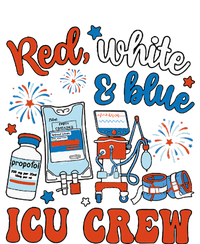 Icu Nurse 4th July Independence Day Red White Blue T-Shirt