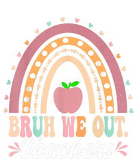 Boho Rainbow Bruh We Out Teachers End Of School Year Teacher Gift T-Shirt