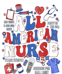 4th Of July All American Nurse Memorial Day Honor And Remember Gift Womens California Wash Sweatshirt