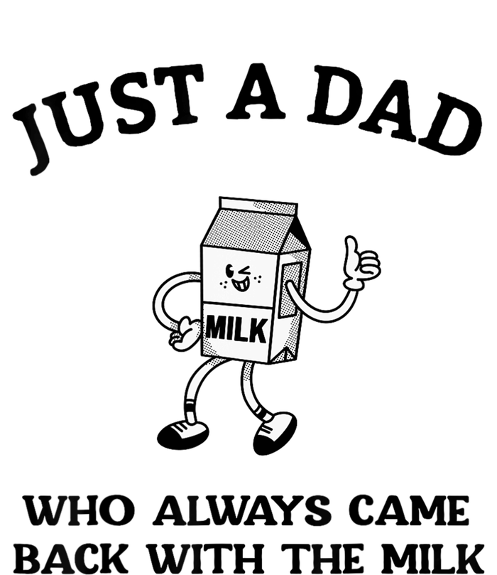 Just A Dad Who Always Came Back With The Milk FatherS Day Women's Strappy Tank