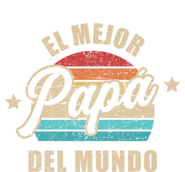 El Mejor Papá Del Mundo Para Dia Del Padre Vintage Retro T-Shirt