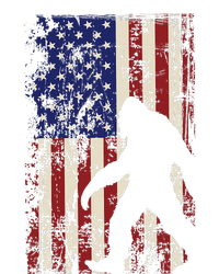 Bigfoot American Flag 4th Of July Patriotic T-Shirt