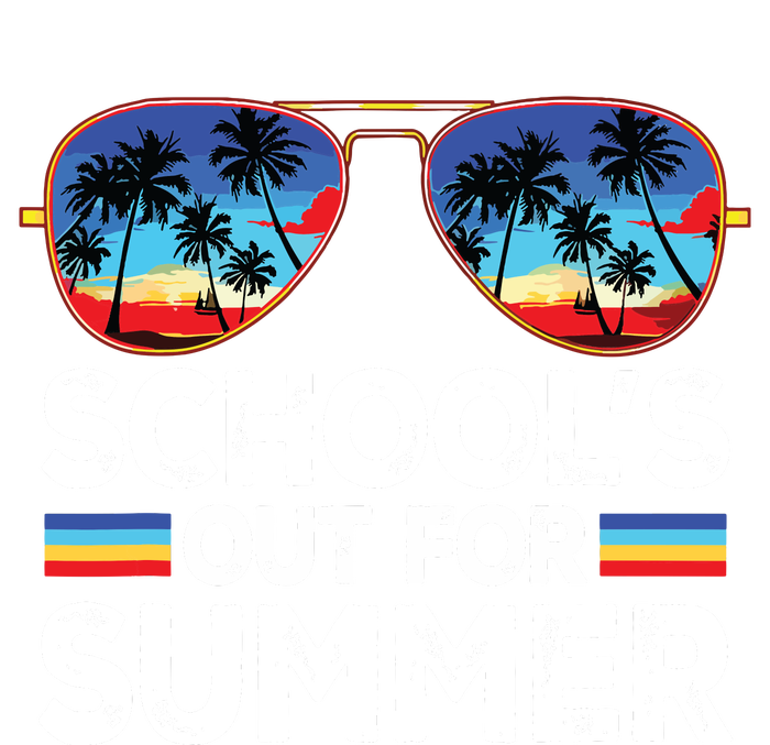 Last Day Of School Schools Out For Summer Teacher Boy V-Neck T-Shirt