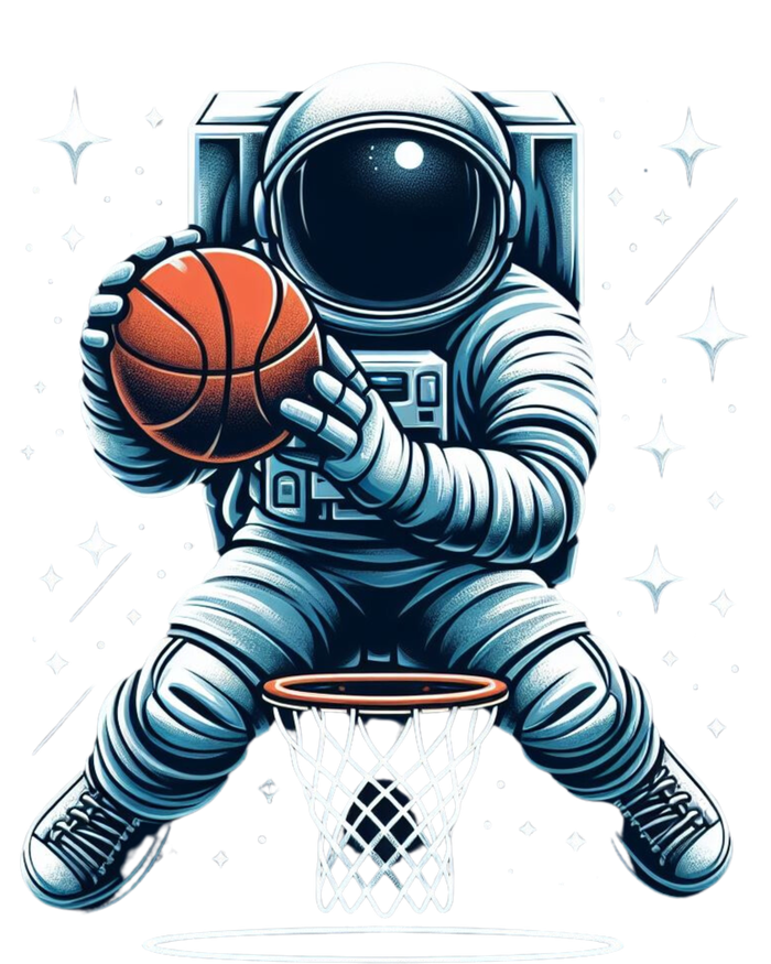 Astronaut Basketball Outer Space: Dunk Your Way Through The Cosmos Womens CVC Long Sleeve Shirt