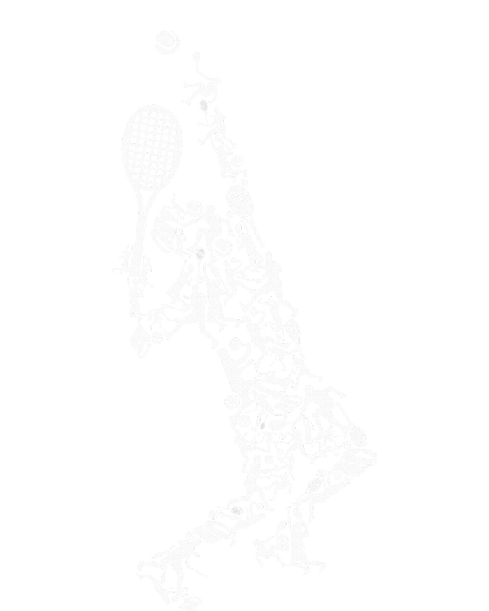 Tennis Silhouette Magnet