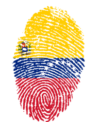 Venezuela Flag Fingerprint Great Gift Toddler T-Shirt