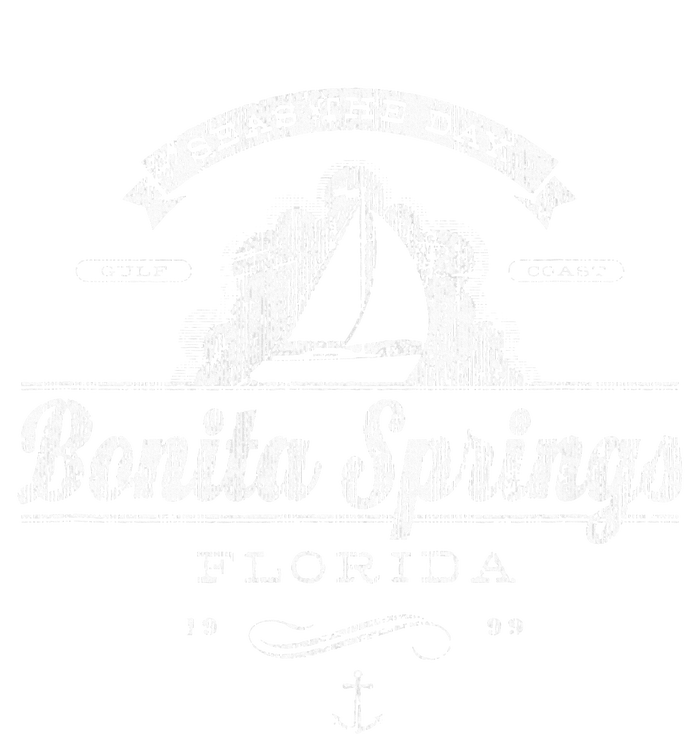 Bonita Springs Fl Sailboat Vintage Nautical Tall Sweatshirt