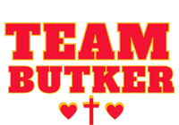 Team Butker Surname Cross Hearts Christian Family Name T-Shirt