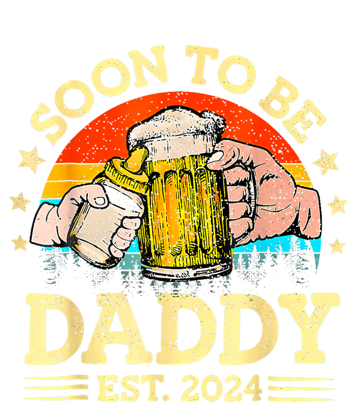 FatherS Day Beer Soon To Be Daddy 2024 First T-Shirt