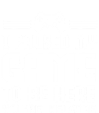 I Paused My Game To Be Here Funny Game Lovers Retro Gift Poster