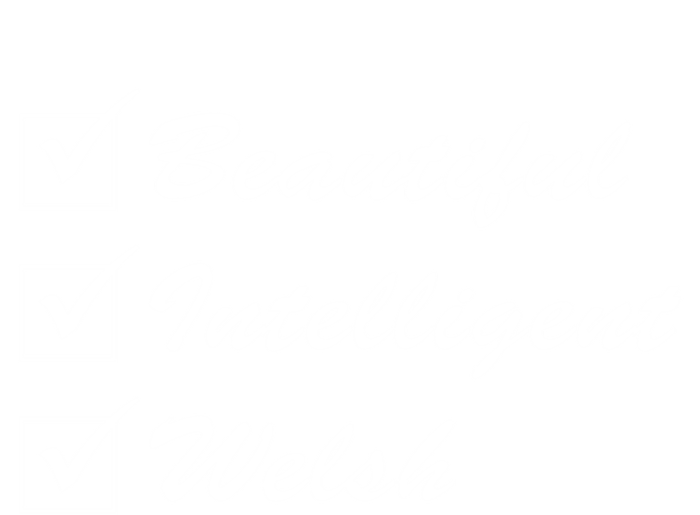 Beautiful Intelligent Welsh Gift Tall T-Shirt