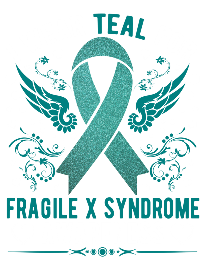 Fragile X Syndrome Awareness Wear Teal Family Support Great Gift Women's T-Shirt