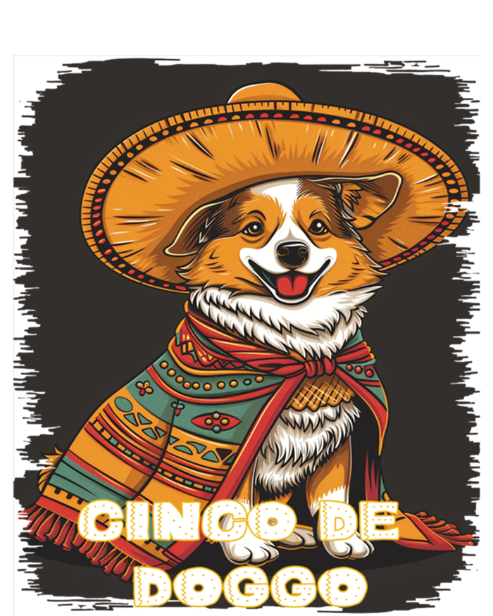 Funny Pembroke Welsh Dog Cinco De Mayo Doggo Sombrero Funny Gift T-Shirt