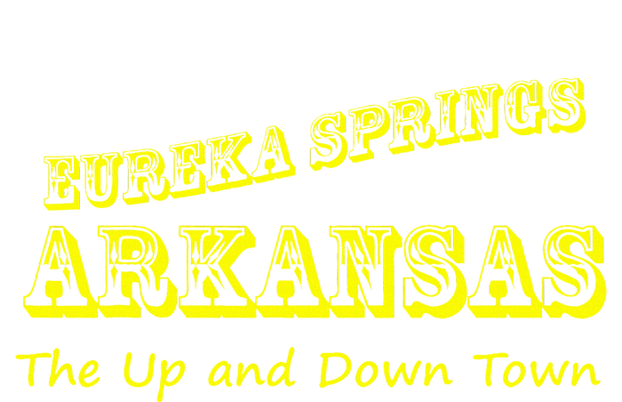 Eureka Springs Arkansas Up And Down Town Souvenir Youth Performance Sprint T-Shirt