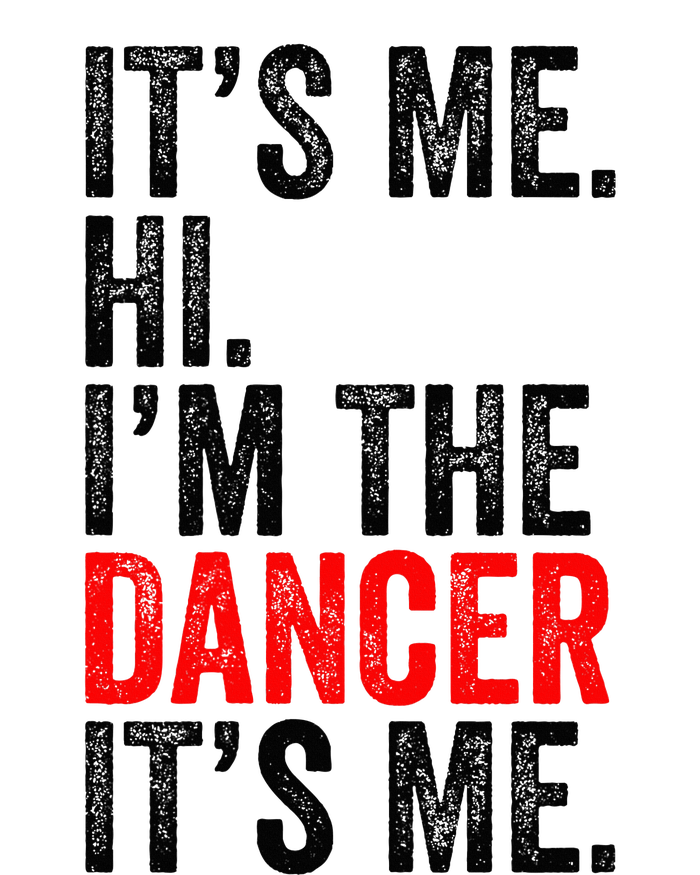 ItS Me Hi IM The Dancer ItS Me Retro Crop Fleece Hoodie