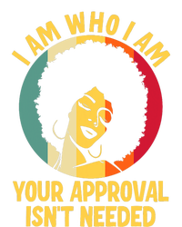 I Am Who I Am Your Approval Is Not Needed Black Woman Kids Hoodie