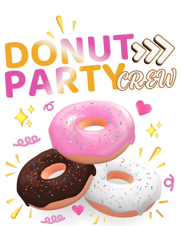 Donut Party Crew Family Matching Friends Donut Lover Funny Funny Gift T-Shirt