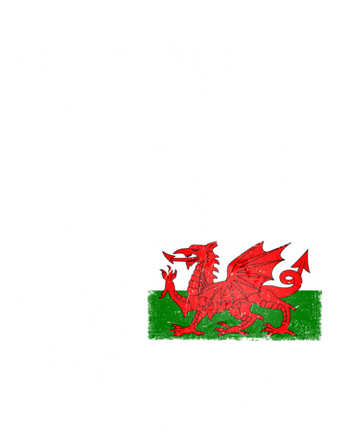 IM Not Yelling IM Welsh Quotes Graphic Funny Wales Gift Women's Racerback Tank