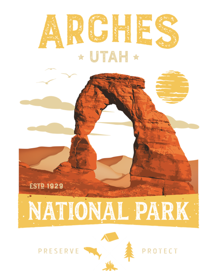 Arches Gift National Park Delicate Arch Vintage Gift T-Shirt