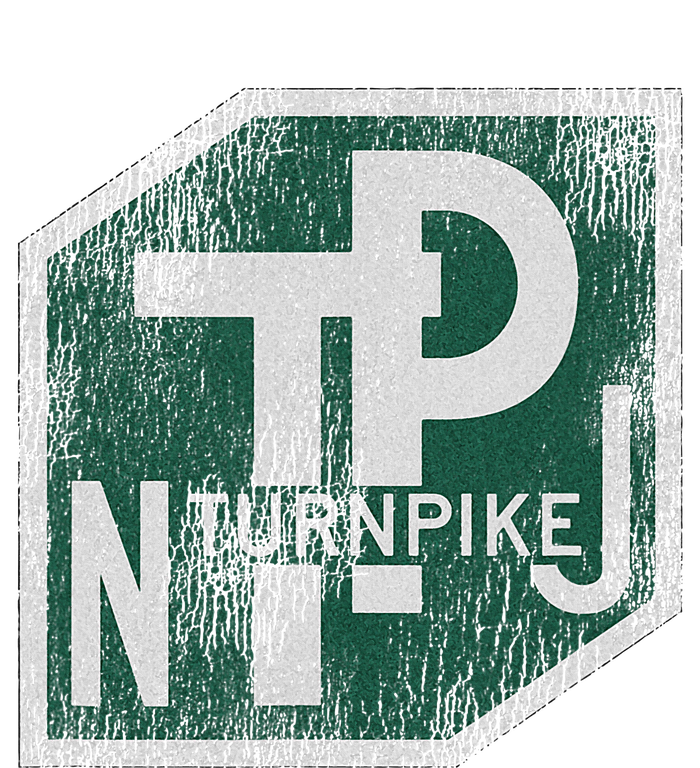 Distressed New Jersey Turnpike State Road Sign T-Shirt