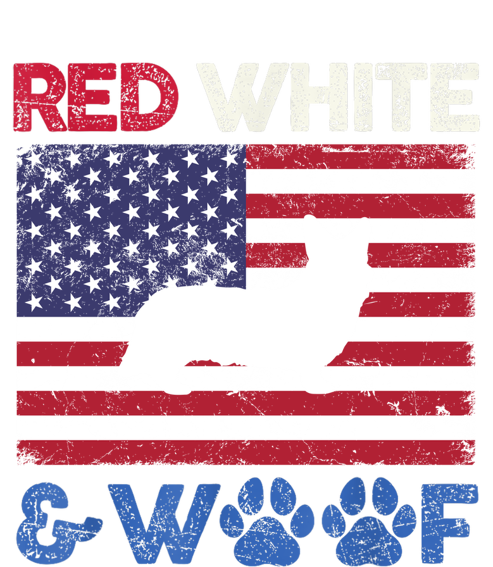 Red White And Woof Cardigan Welsh Corgi Dog Us Flag Meaningful Gift T-Shirt