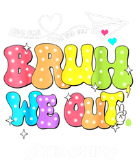 Cute End Of School Year Groovy Summer Bruh We Out Teachers Gift T-Shirt