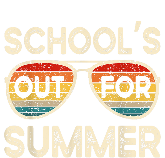 Retro Last Day Of School Schools Out For Summer Teacher Womens California Wash Sweatshirt