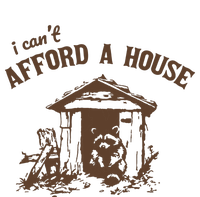 I CanT Afford A House Funny Raccoon Vintage T-Shirt