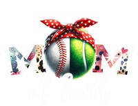 Mom Of Both Baseball Tennis Game Day MotherS Day Cool Gift Hoodie