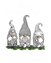 In May We Wear Gray For Brain Cancer Awareness Cute Gift Women's Tri-Blend 3/4-Sleeve Raglan Shirt