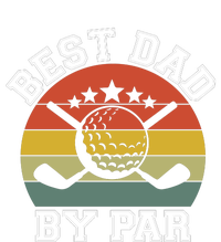 Best Dad By Par Golfinspired FatherS Day Graphic Tie-Dye T-Shirt