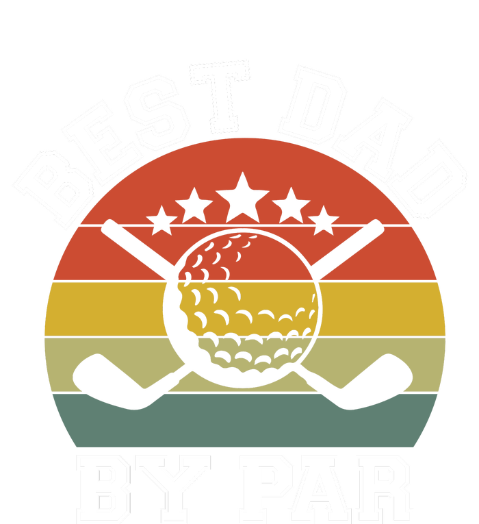 Best Dad By Par Golfinspired FatherS Day Graphic Tie-Dye T-Shirt