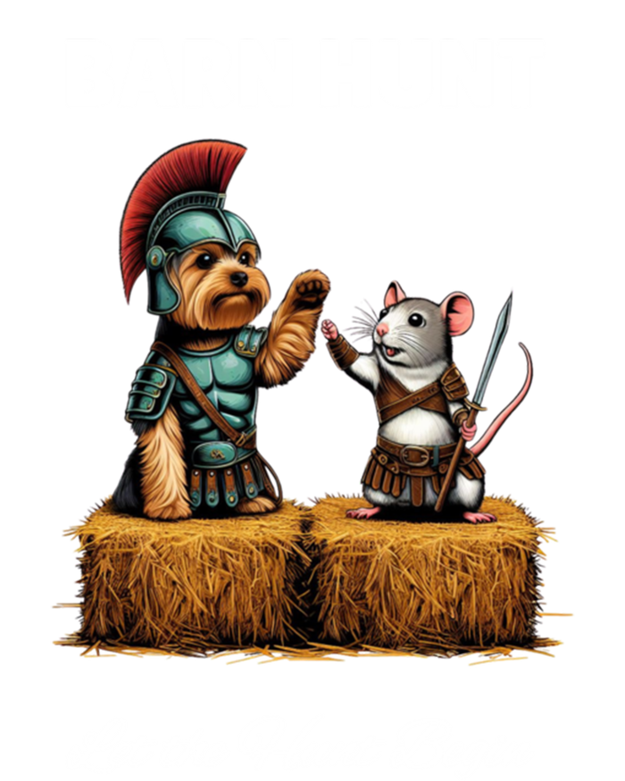 Barn Hunt Lover Cute Warrior Rat And Yorkshire Terrier Dog Gift Ladies Long Sleeve Shirt