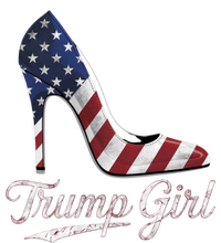 Trump Girl High Heels Stilettos American Flag Trump 2024 Women's T-Shirt