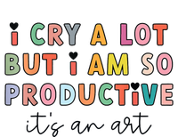 Funny Trendy I Cry A Lot But I Am So Productive Gift Youth Performance Sprint T-Shirt