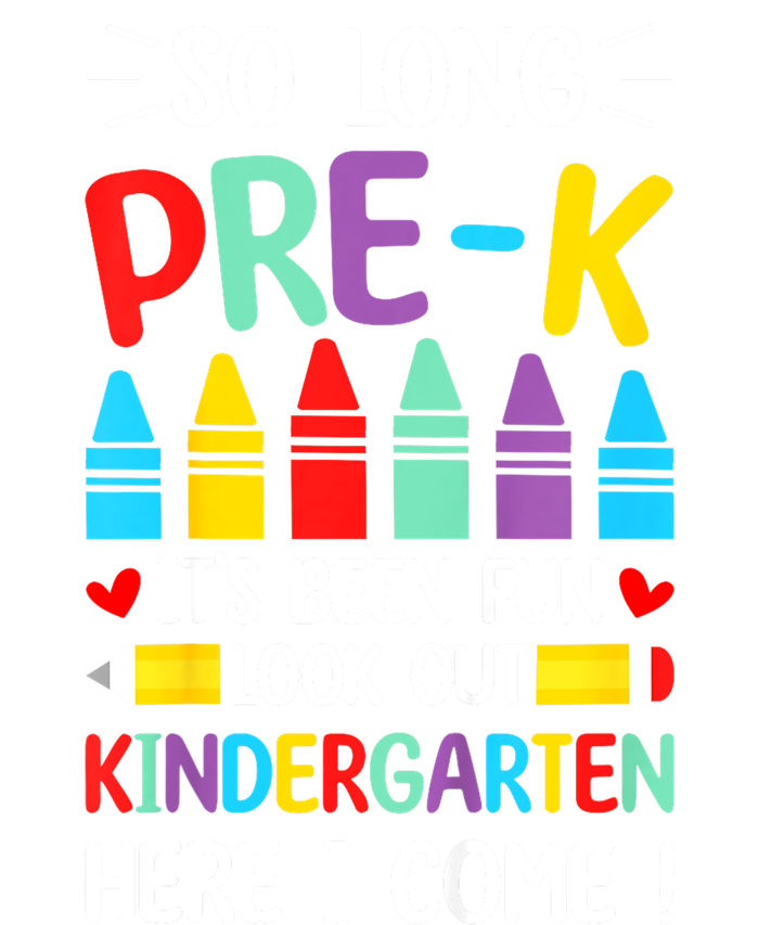 So Long Pre K Graduation Kindergarten Here I Come 2024 Gift Women's V-Neck T-Shirt