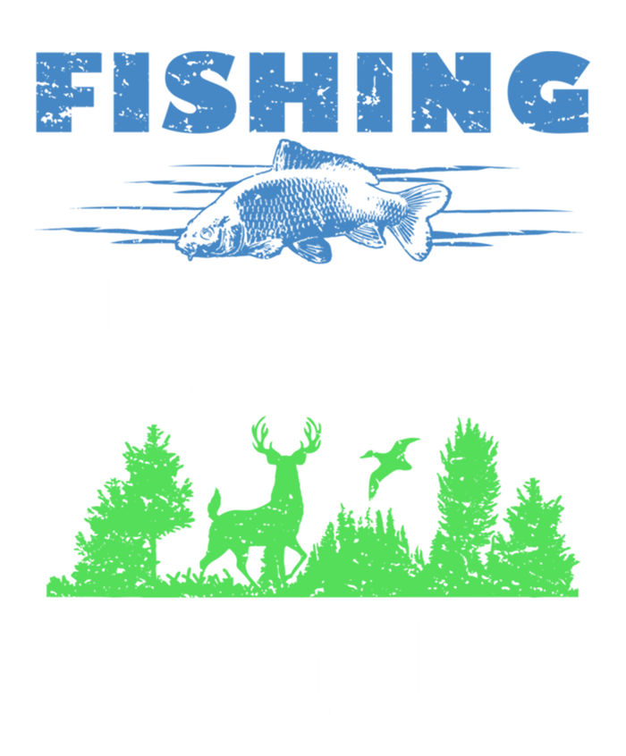 Cute Gift Fishing Solves Most Of My Problems Hunting The Rest Fishing T-Shirt