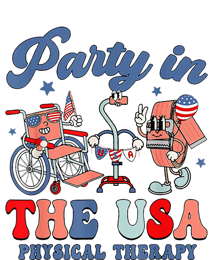 Groovy Party In The Usa Physical Therapist 4th Of July PosiCharge Competitor Tank