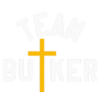 Team Butker Surname Christianity Cross Family Name Cropped Pullover Crew