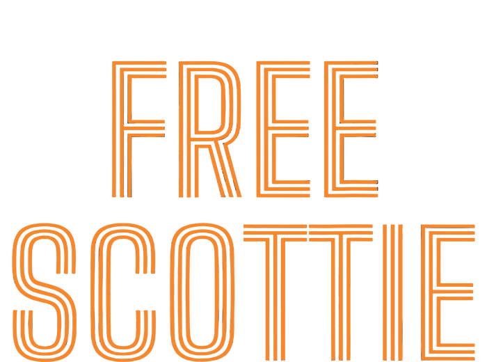 Funny Free Scottie Mug Shot Humour T-Shirt