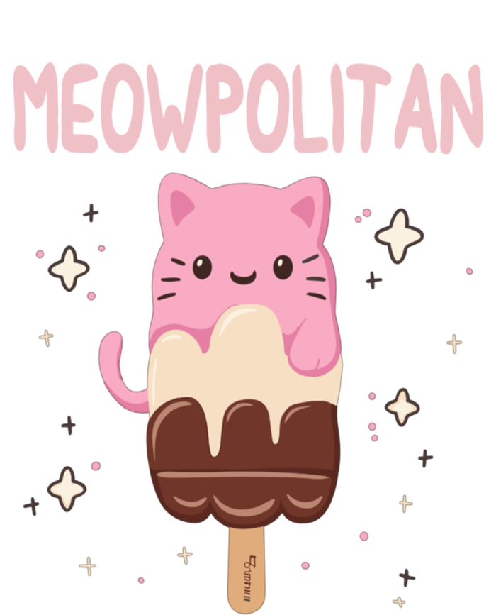 Meowpolitan Neapolitan Ice Cream Cute Gift Women's Tri-Blend 3/4-Sleeve Raglan Shirt