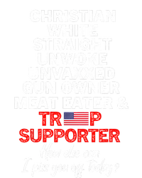 Trump Supporter Christian White Straight Unwoke Unvaxxed T-Shirt