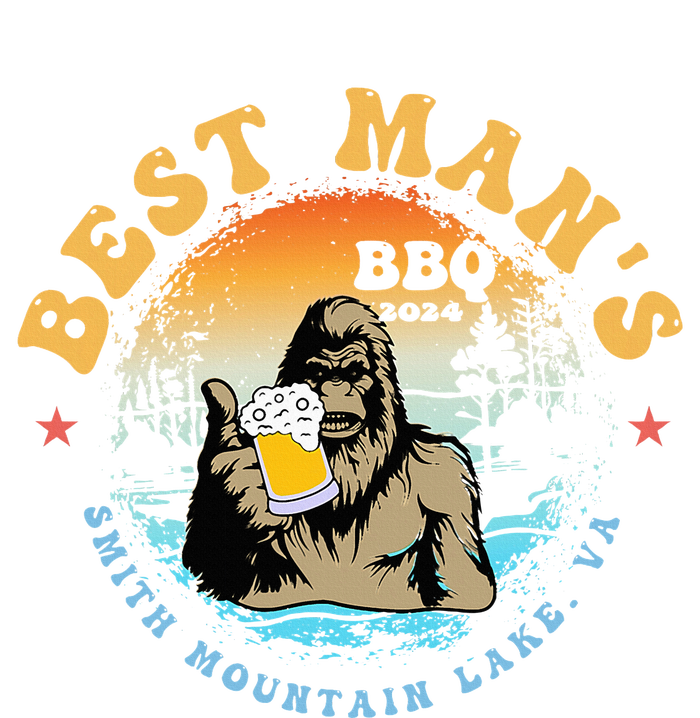 Best ManS Bbq 2024 Smith Mountain Lake Bigfoot Tote Bag