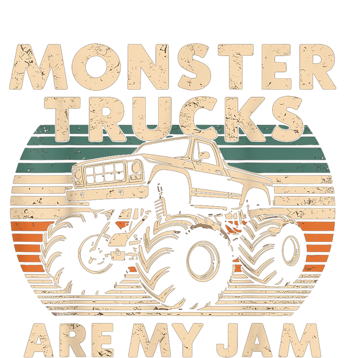 Funny Retro Monster Trucks Are My Jam Gift T-Shirt