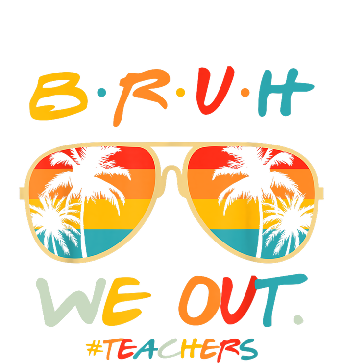 Cute End Of School Year Funny Glasse Summer Bruh We Out Teachers Gift Kids Sweatshirt