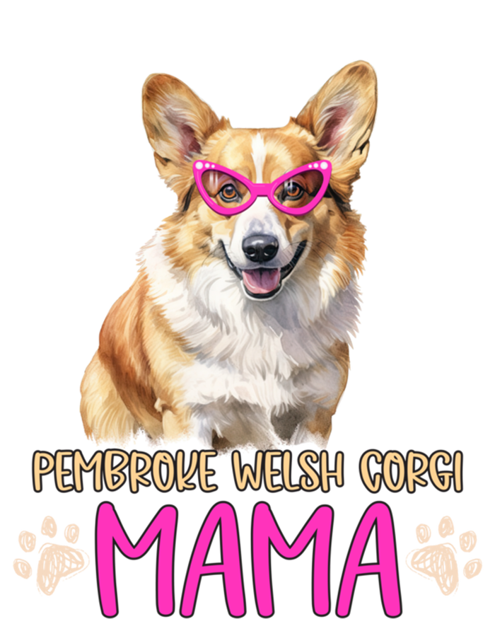 Pembroke Welsh Corgi Dog Breed Mama Cute Puppy Mother Cool Gift Women's T-Shirt