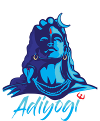 Adiyogi Or Adhi Yogi Shiva Mahadev Blue Hindu Maha Shivratri Funny Gift Toddler T-Shirt