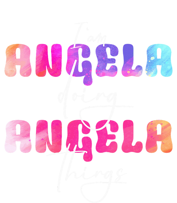 I Am Angela Doing Angela Things Angela Name Hooded Wearable Blanket